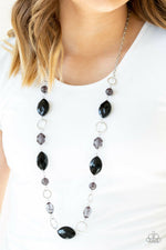 Load image into Gallery viewer, Shimmer Simmer - Black Necklace (Paparazzi Jewelry)
