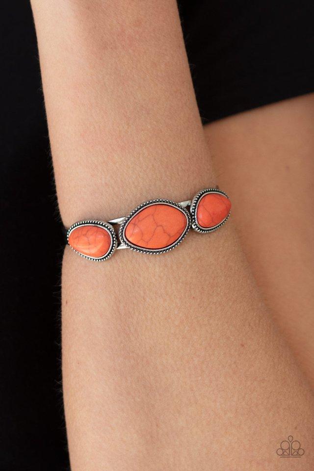 Stone Solace - Orange Bracelet (Paparazzi Accessories)