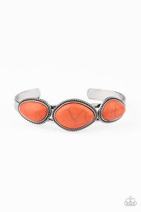 Stone Solace - Orange Bracelet (Paparazzi Accessories)