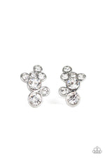 Load image into Gallery viewer, Treasure Treat - White Post Earrings (Paparazzi Accessories)
